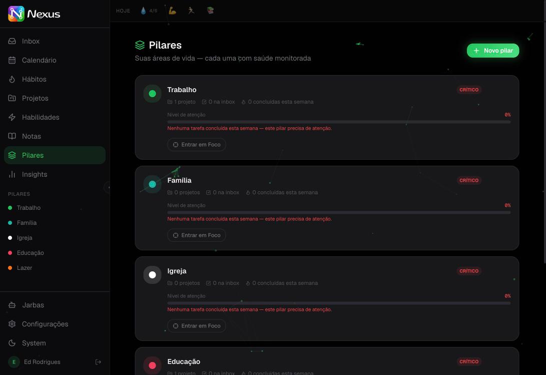 Screenshot do Nucly